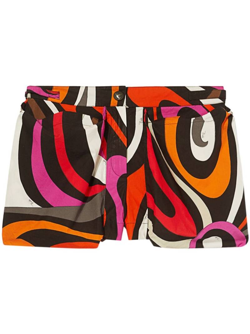 PUCCI graphic-print mini shorts - Black von PUCCI