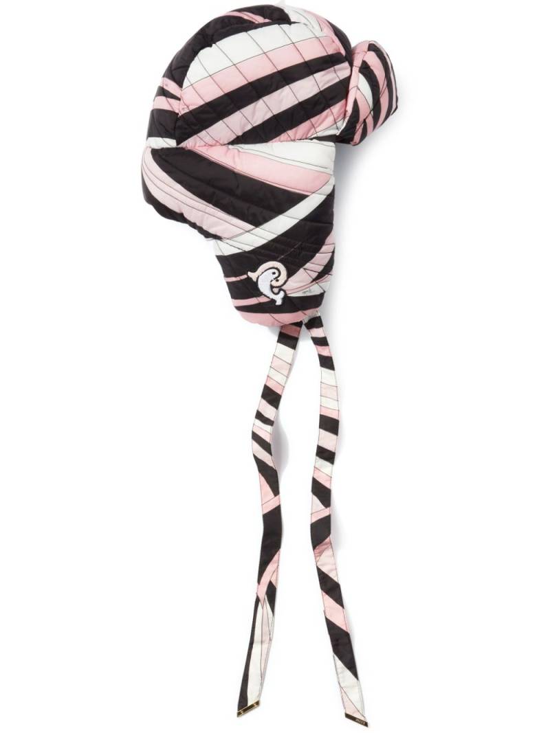 PUCCI iride-print Chaptka hat - Pink von PUCCI