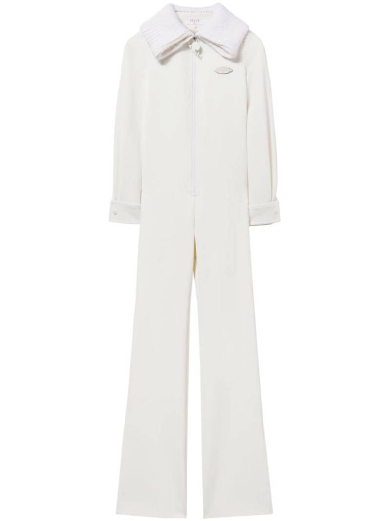 PUCCI logo-plaque jumpsuit - White von PUCCI