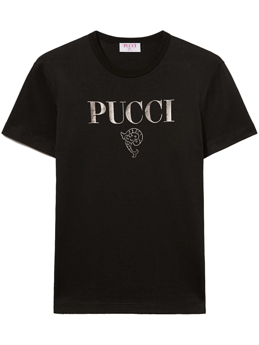 PUCCI logo-print cotton T-shirt - Black von PUCCI