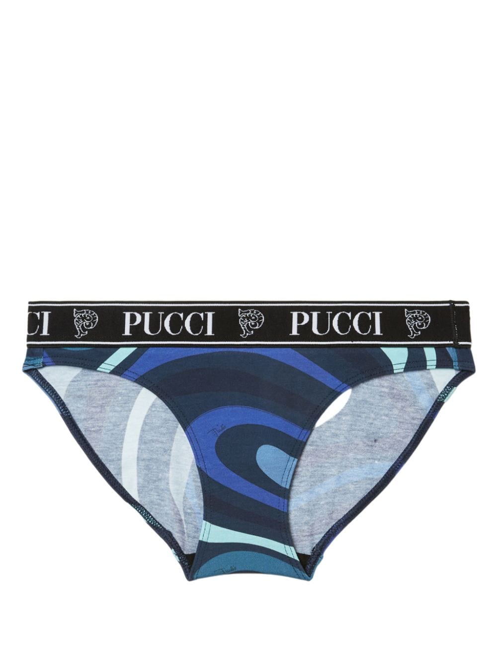 PUCCI logo-print cotton briefs (set of three) - Black von PUCCI