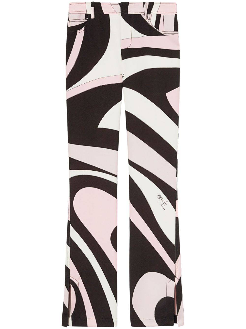 PUCCI marmo-print trousers - Black von PUCCI