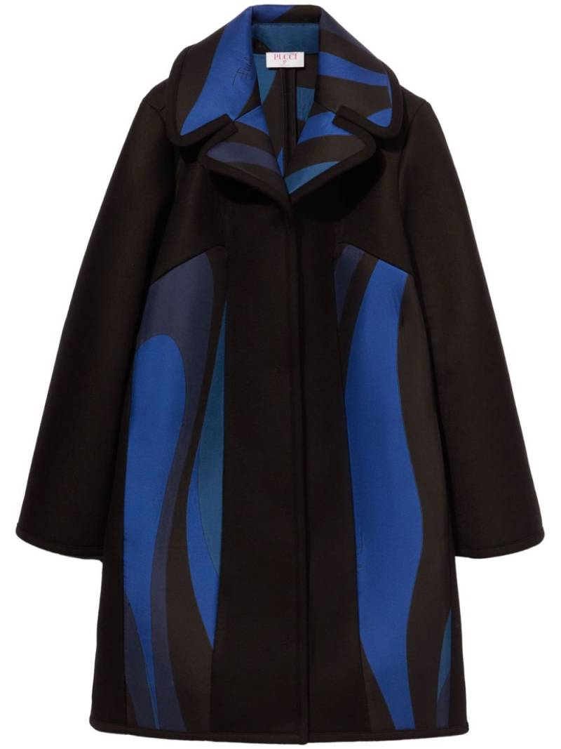 PUCCI panelled coat - Black von PUCCI