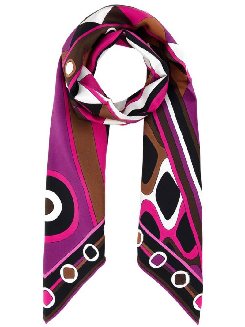 PUCCI printed silk foulard - Pink von PUCCI