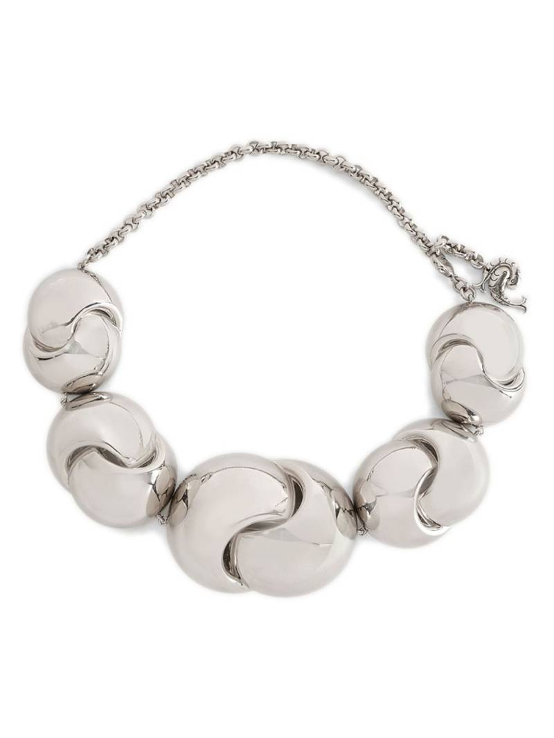 PUCCI sphered oversized choker - Silver von PUCCI