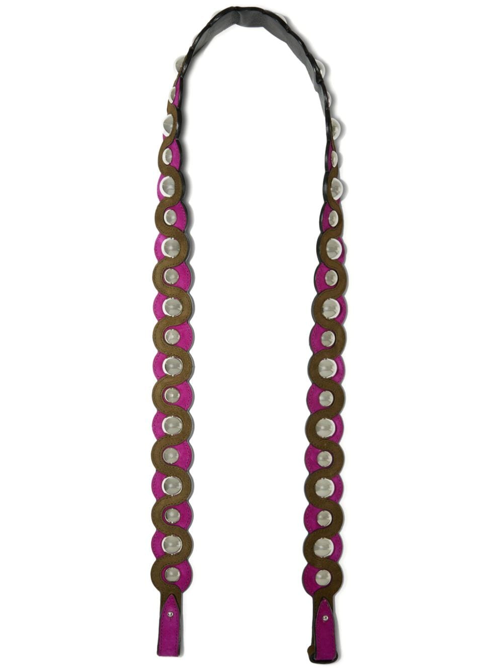 PUCCI studded suede shoulder strap - Purple von PUCCI