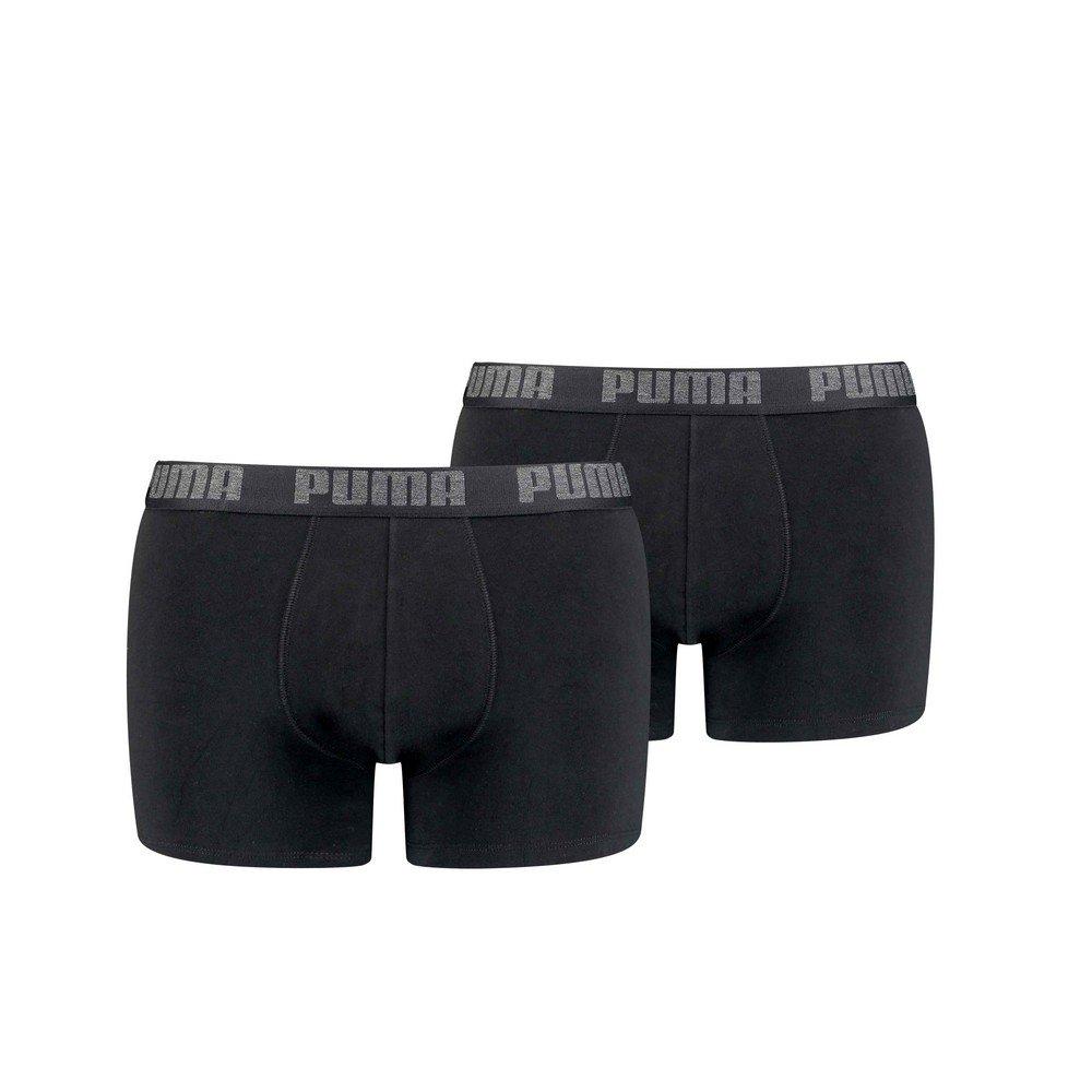 Puma - Basic Boxershorts (2erPack), für Herren, Schwarz, Größe M von Puma