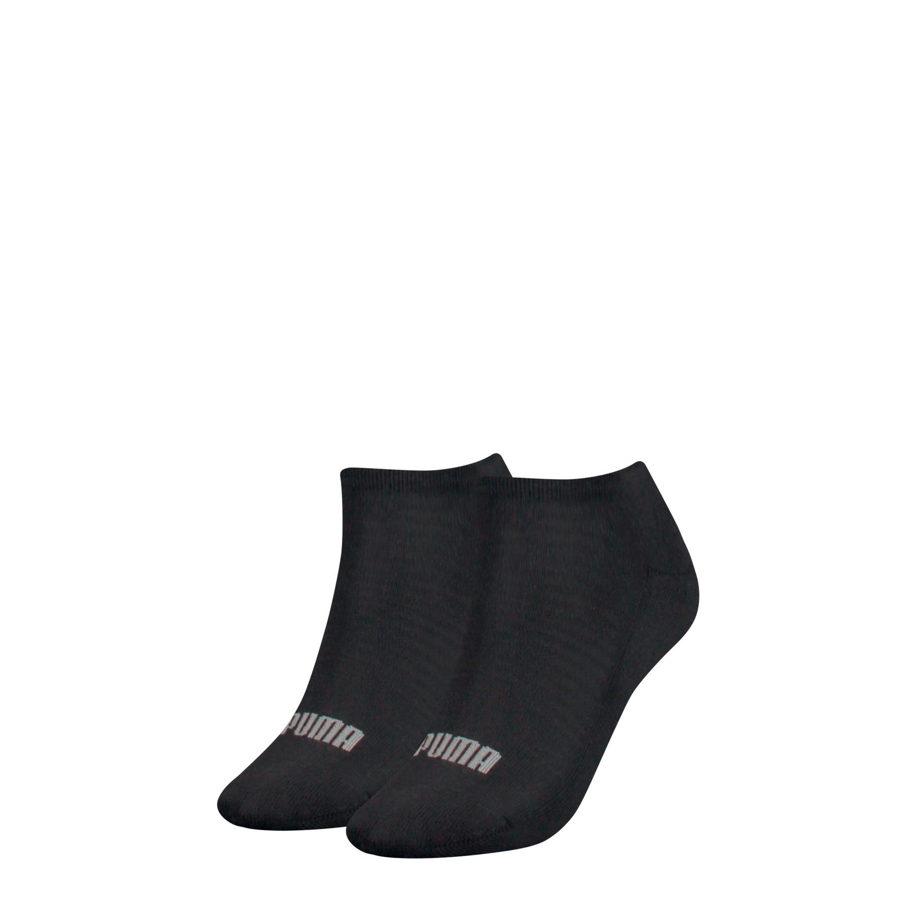 Duopack, Sneaker Socken Damen Black 35-38 von PUMA