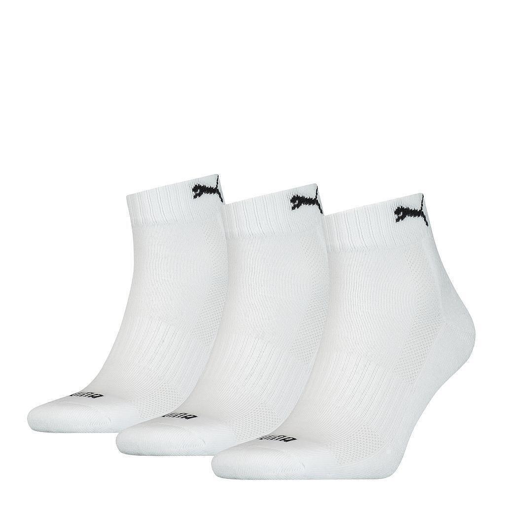 Puma - Knöchelsocken, gepolstert (3erPack), für Damen, Weiss, Größe 35-38 von Puma