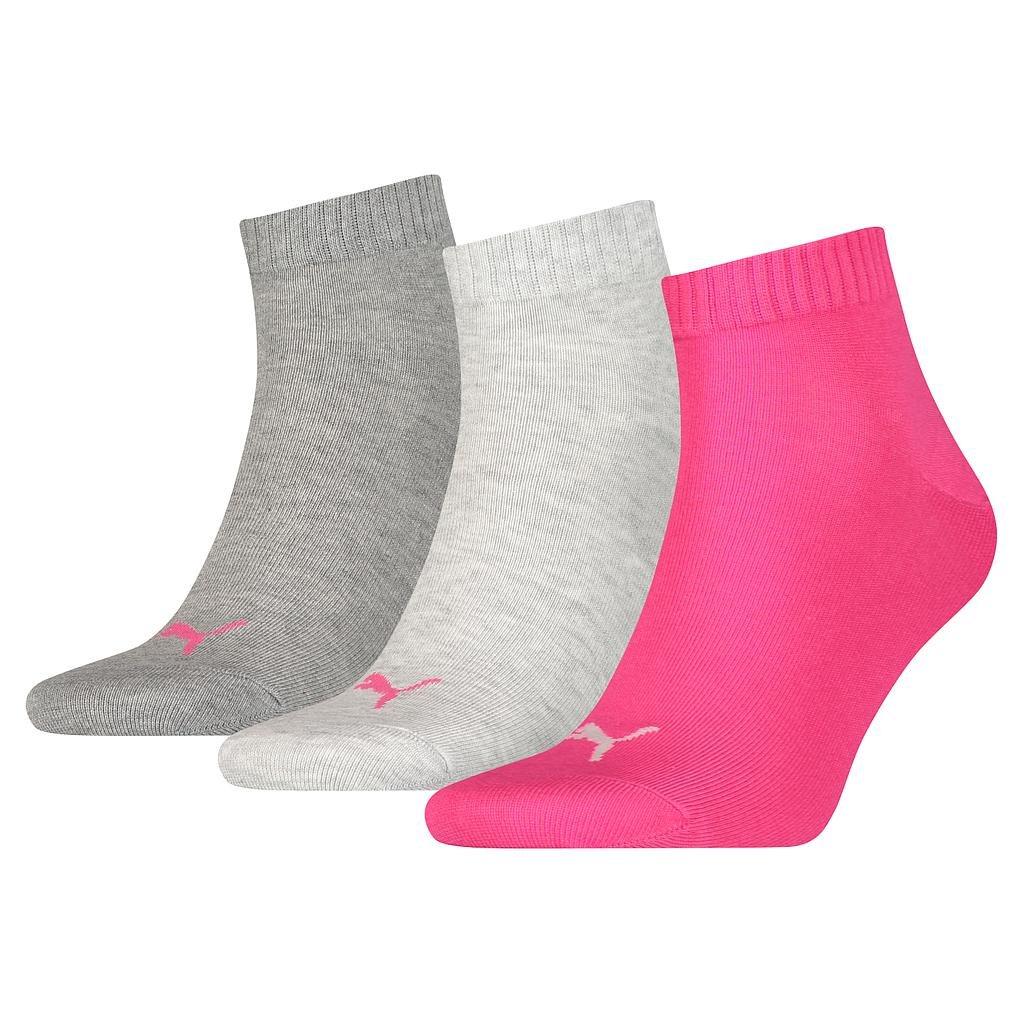 Kurzsocken Erwachsene, 3erpack Damen Pink 39-42 von PUMA