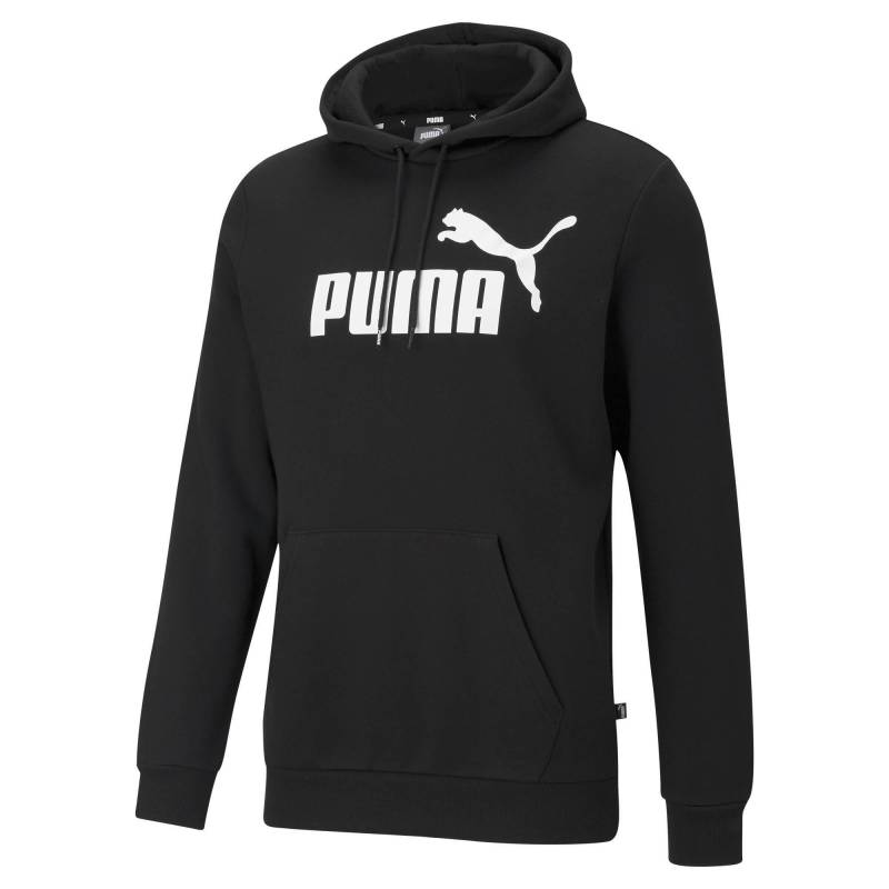 Sweatshirt Bequem Sitzend-ess Big Logo Hoodie Fl Herren Schwarz L von PUMA