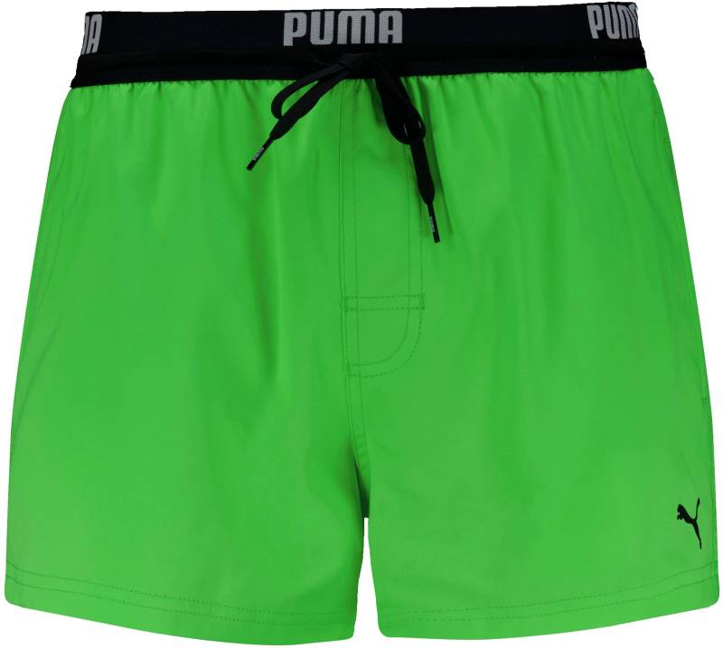 PUMA Badeshorts, mit gebondetem Reissverschluss an der Gesässtasche von PUMA