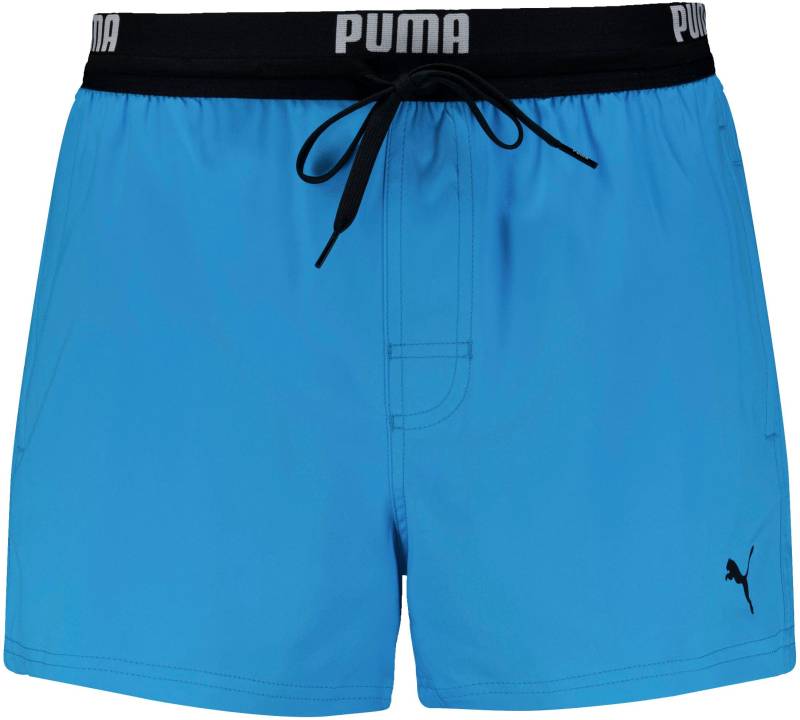 PUMA Badeshorts, mit gebondetem Reissverschluss an der Gesässtasche von PUMA