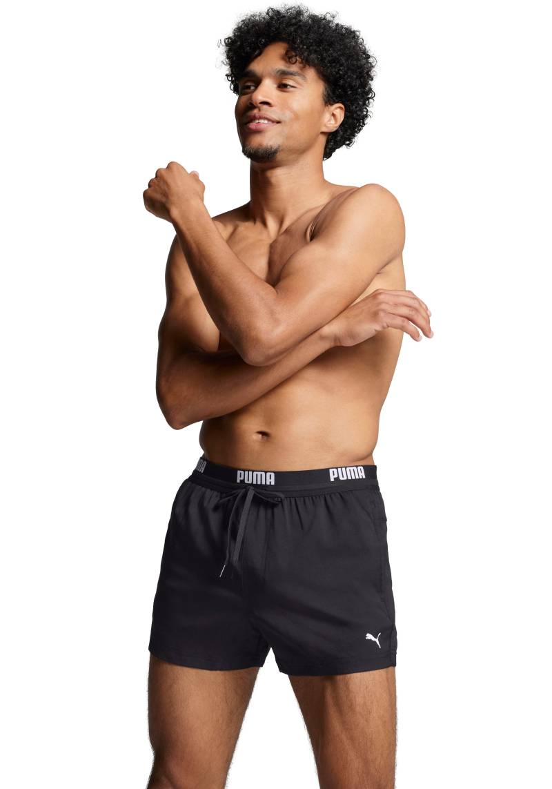 PUMA Badeshorts, mit elastischem Logobund von PUMA