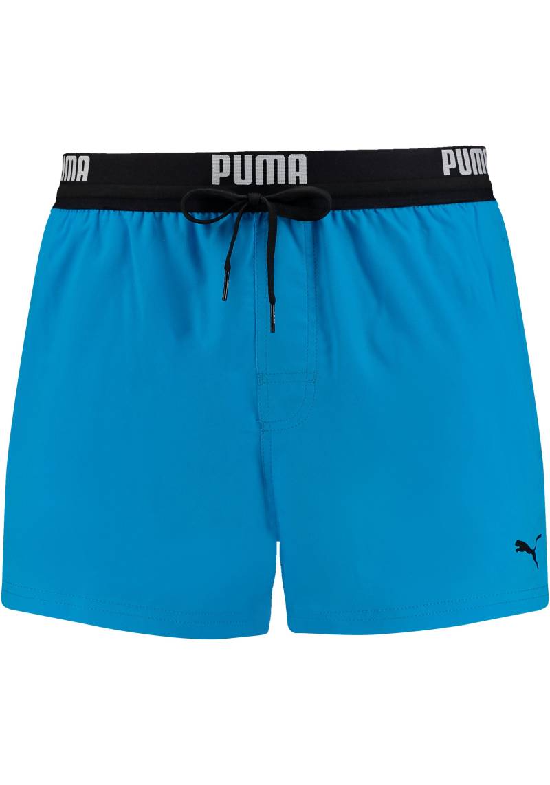 PUMA Badeshorts, mit bedrucktem Bund von PUMA