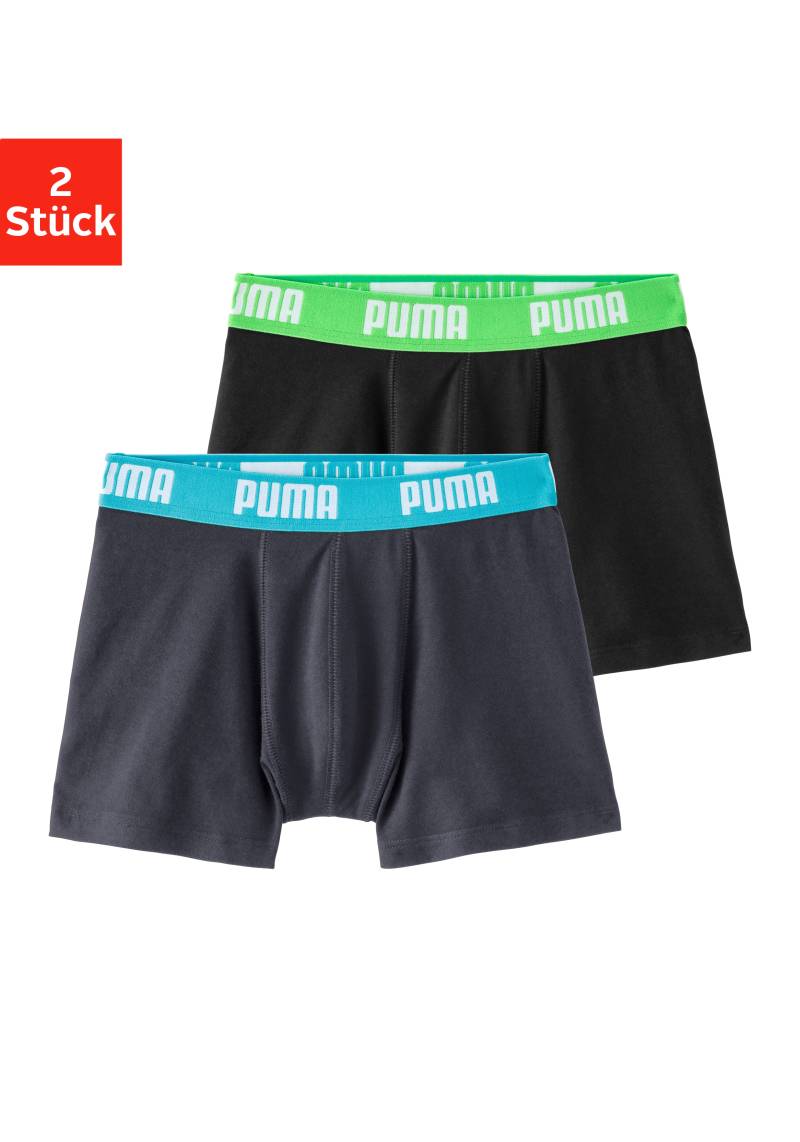 PUMA Boxer, (Packung, 2er-Pack), mit Logo Webbund von PUMA