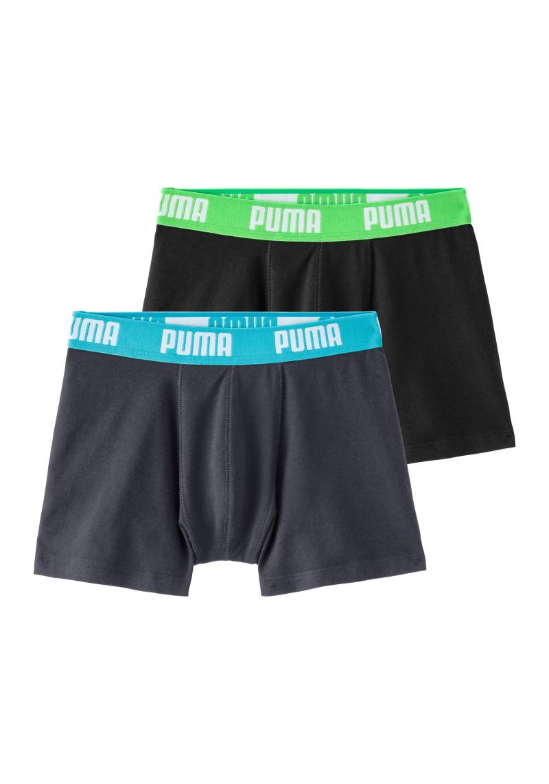 PUMA Boxer, (Packung, 2er-Pack), mit Logo Webbund von PUMA