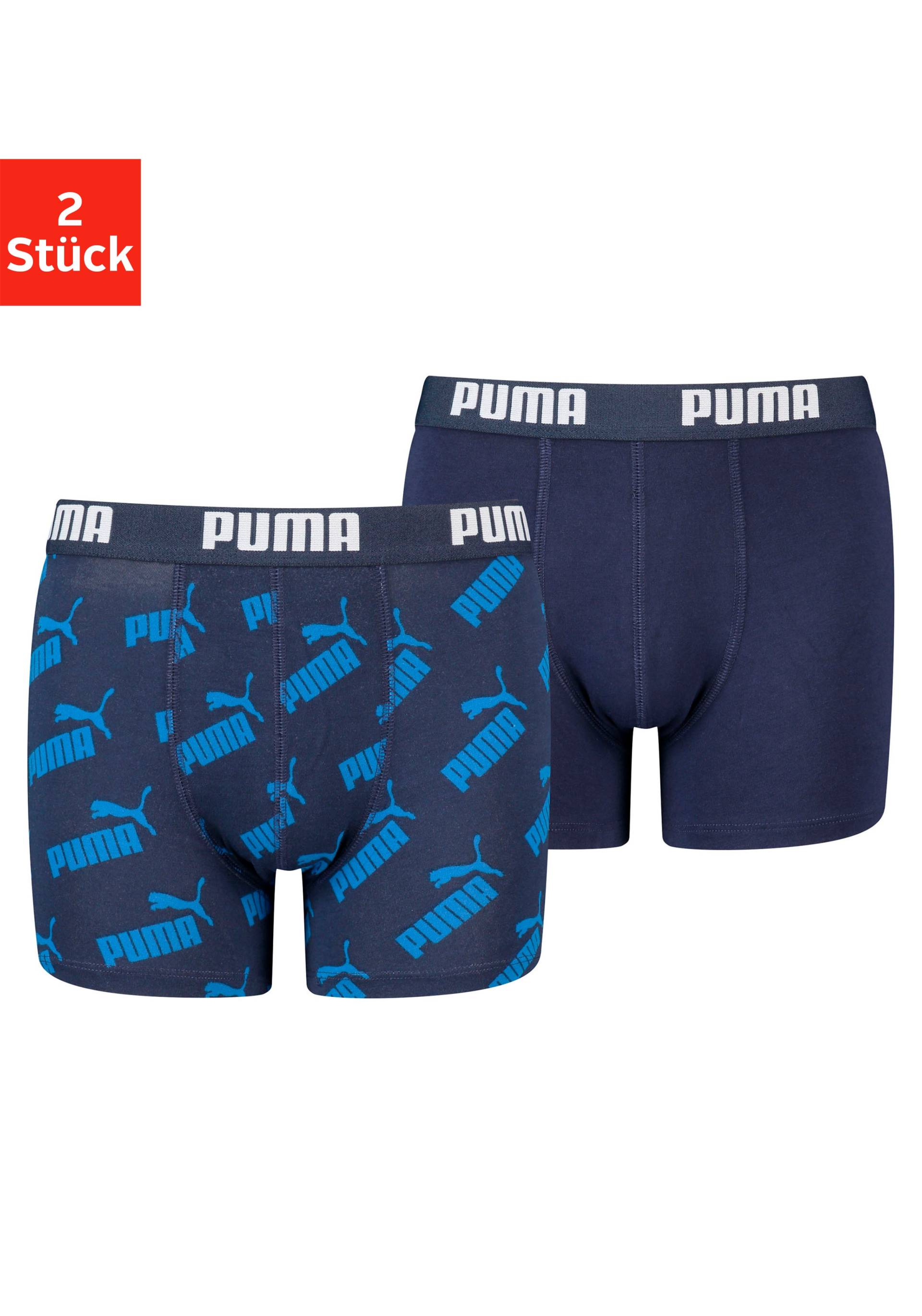 PUMA Boxer, (Packung, 2er-Pack), mit breitem Logobund von PUMA