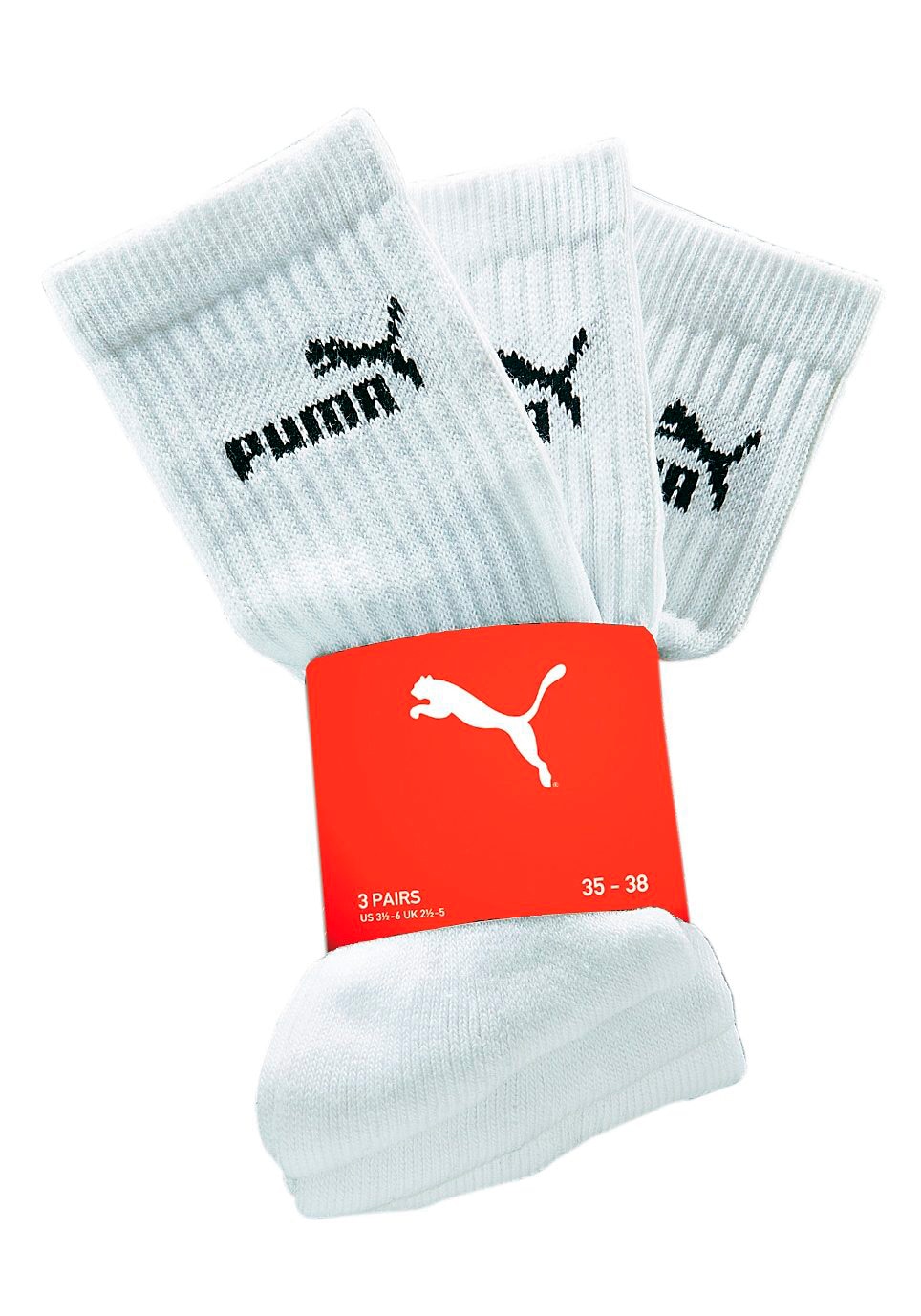 PUMA Freizeitsocken, (3 Paar), in strapazierfähiger Qualität von PUMA