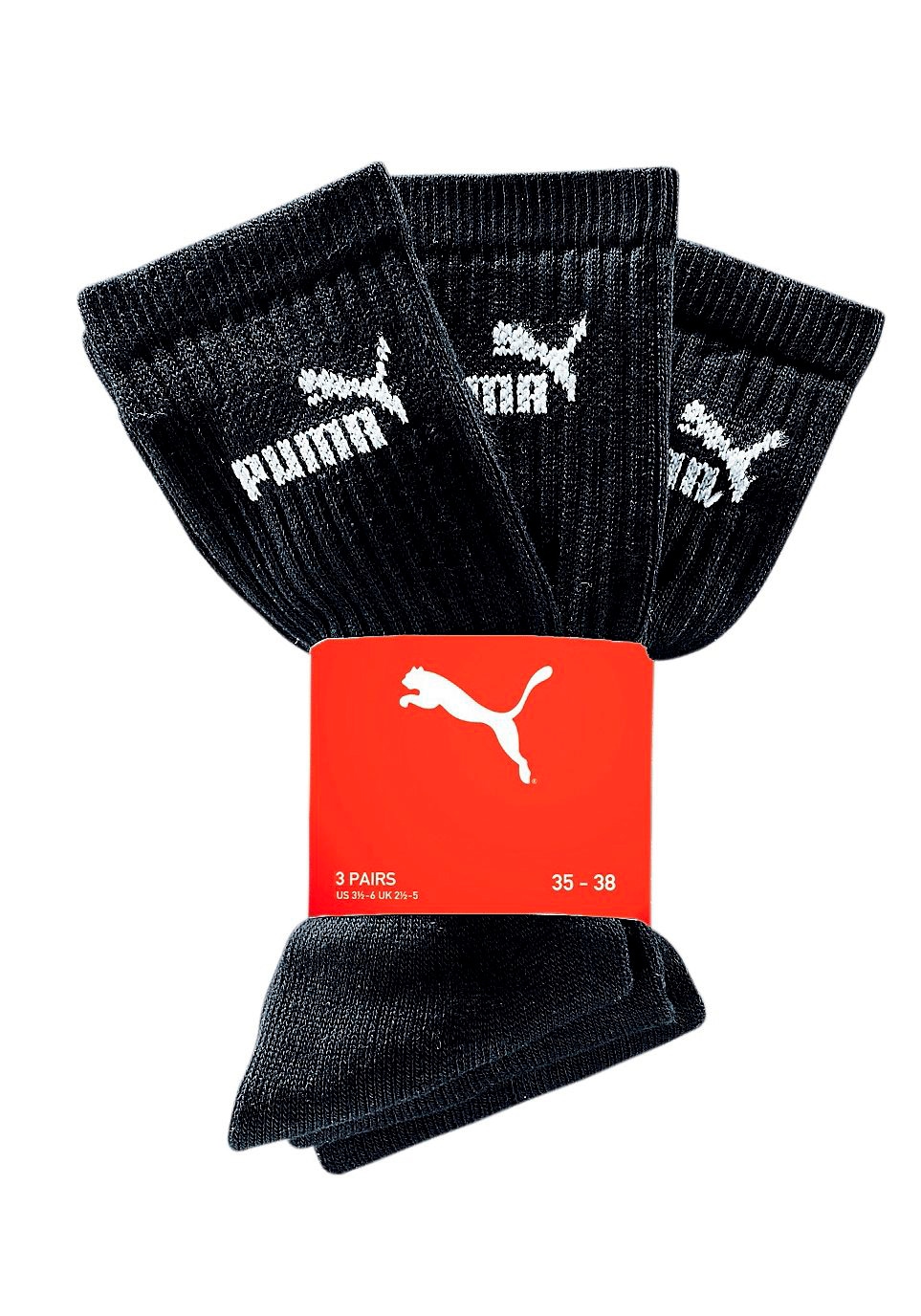 PUMA Freizeitsocken, (3er-Pack), in strapazierfähiger Qualität von PUMA