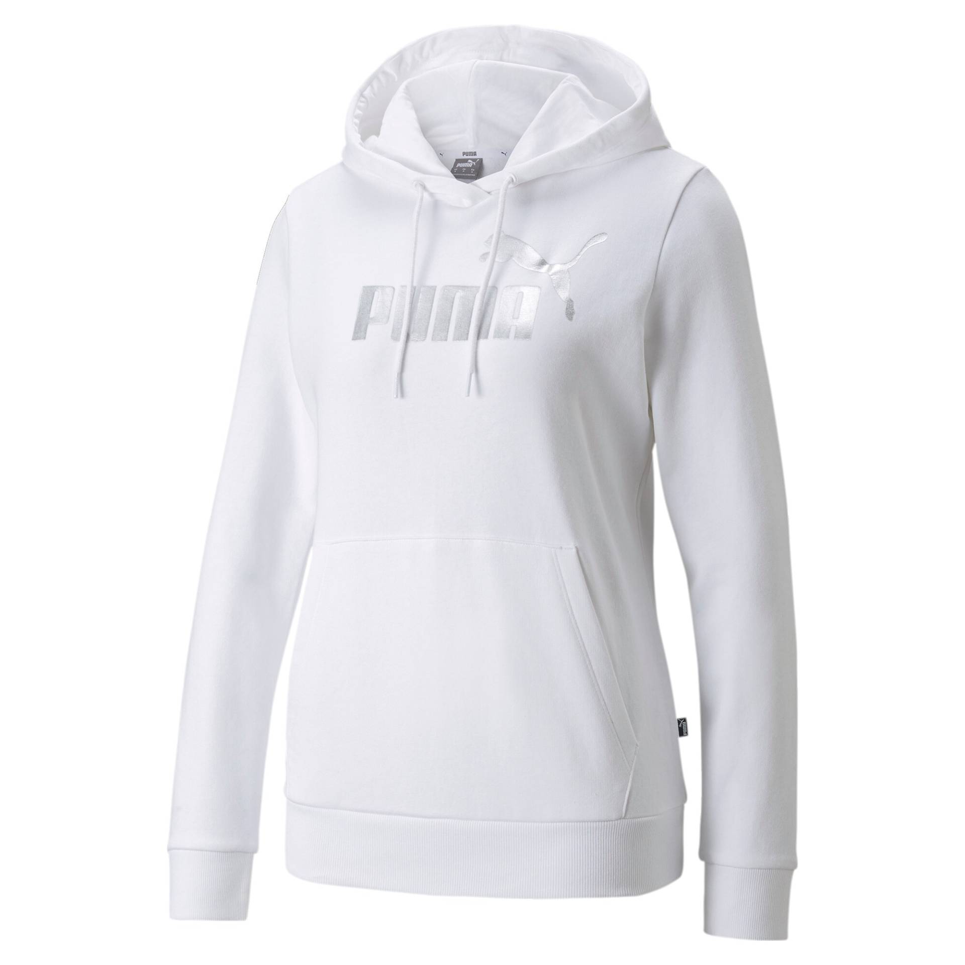 PUMA Kapuzensweatshirt »ESS+ METALLIC LOGO HOODIE TR« von PUMA