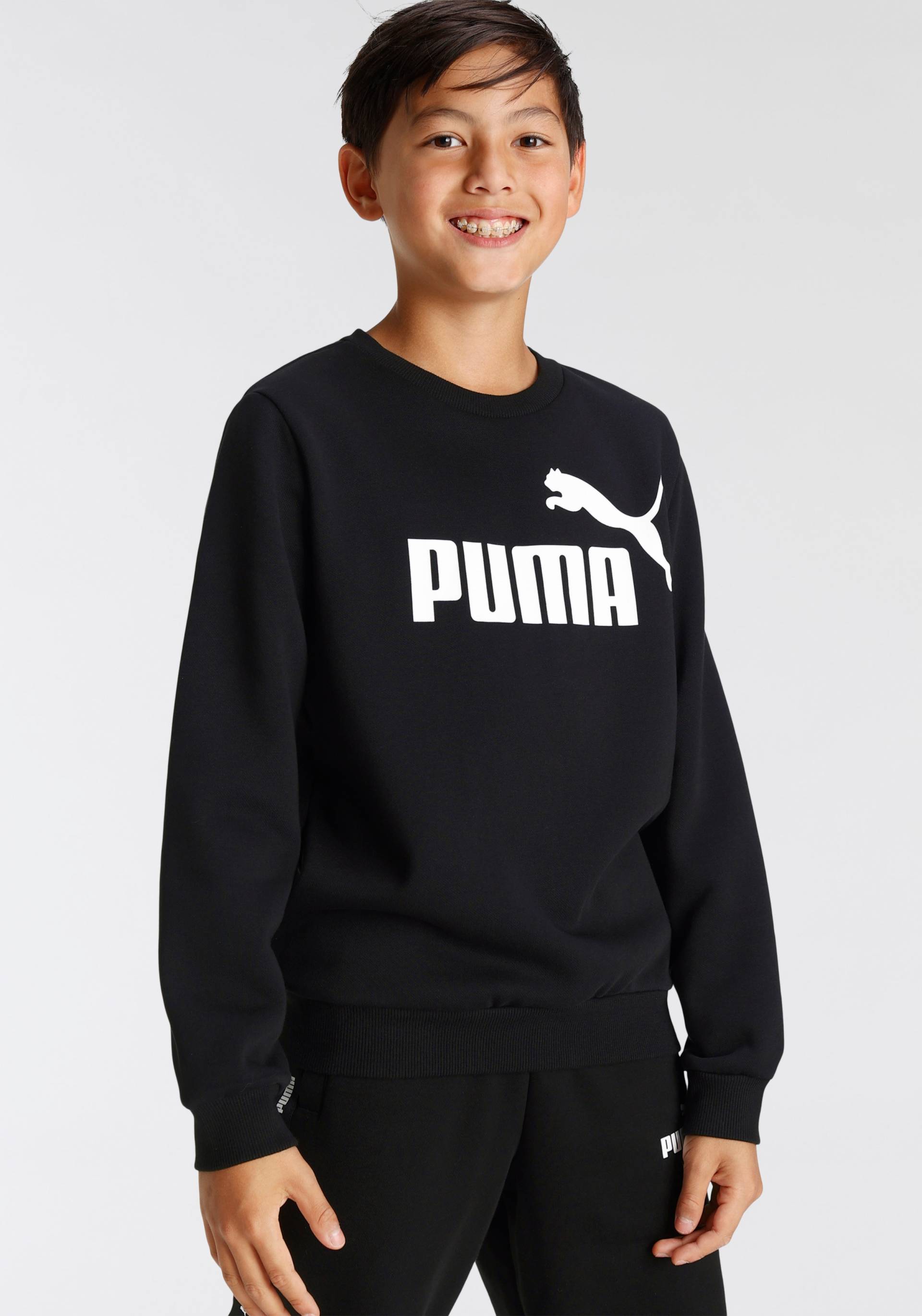 PUMA Sweatshirt »ESS BIG LOGO CREW FL B« von PUMA