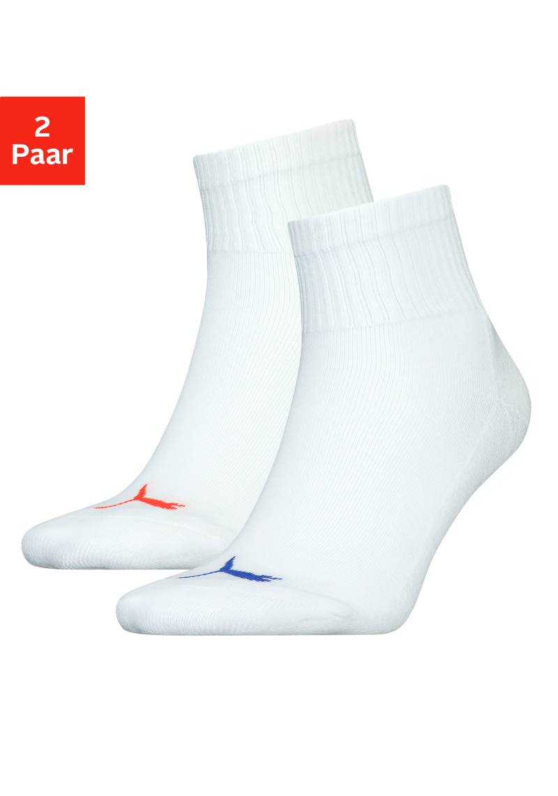 PUMA Kurzsocken, (2er-Pack), mit auffälligem Puma Branding von PUMA