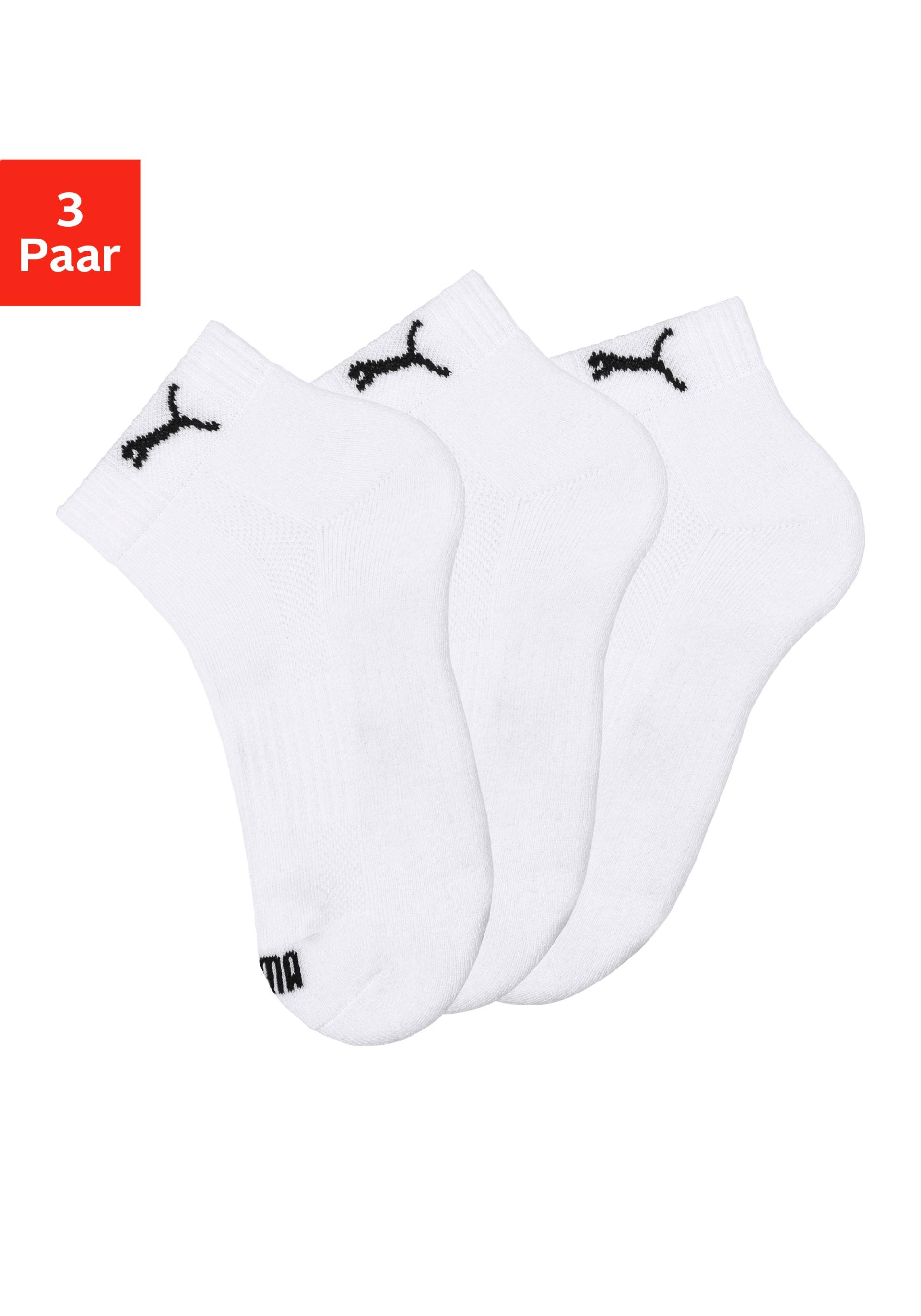 PUMA Kurzsocken, (3 Paar), mit Frotteesole von PUMA