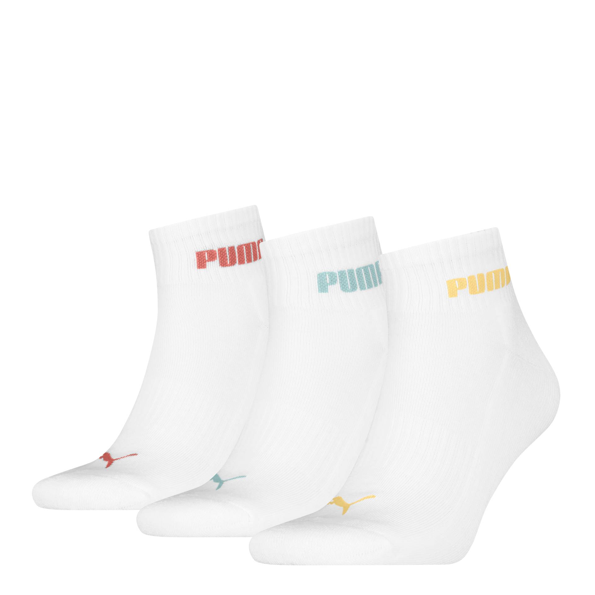 PUMA Kurzsocken »PUMA UNISEX CUSHIONED NEXT QUARTER 3P«, (3 Paar, 3 Paar), mit gepolsterter Sohle von PUMA