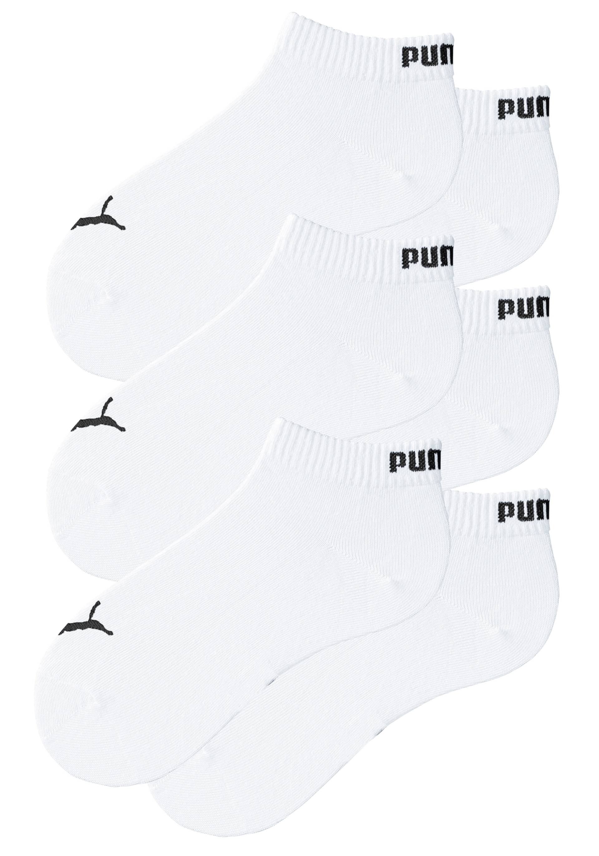 PUMA Kurzsocken, (6 Paar), mit Rippbündchen von PUMA