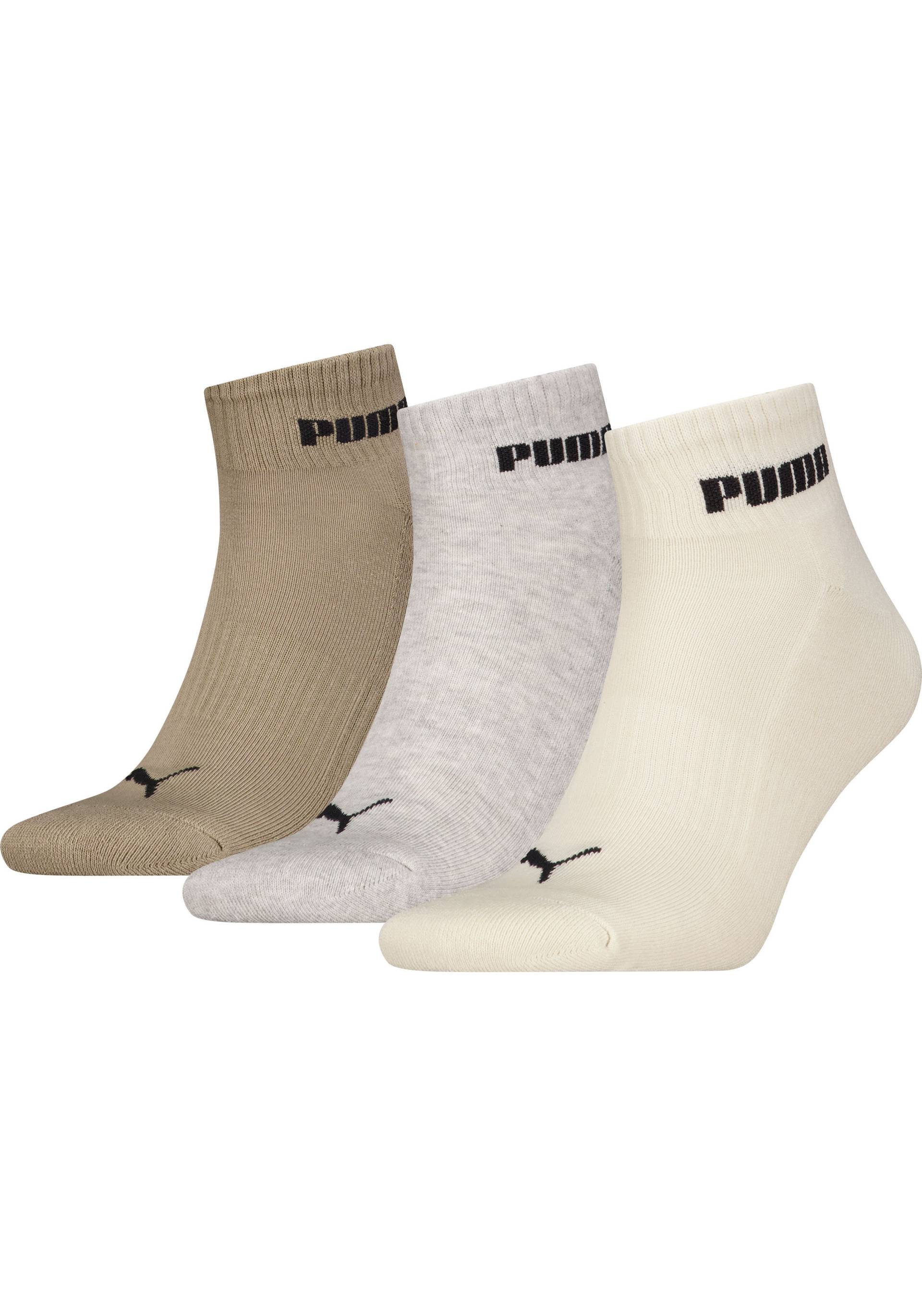 PUMA Kurzsocken, (3 Paar, 3er Pack), mit gepolsterter Sohle von PUMA