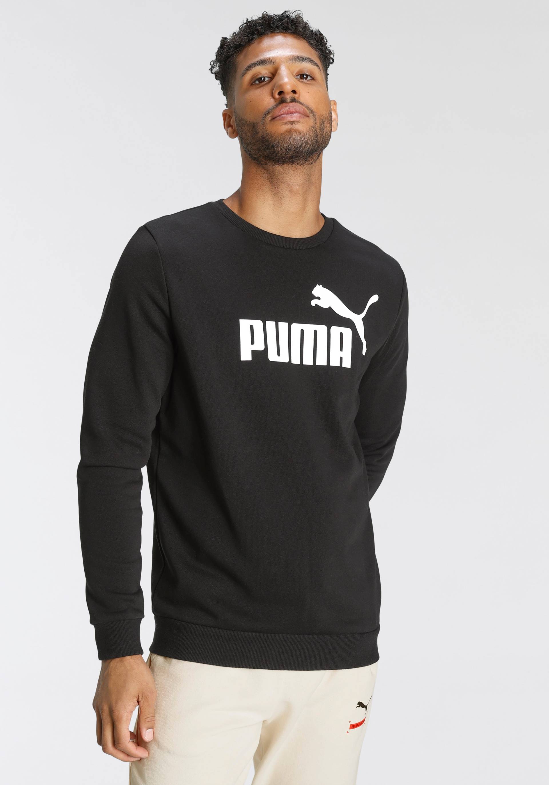 PUMA Langarmshirt »ESS BIG LOGO CREW TR« von PUMA