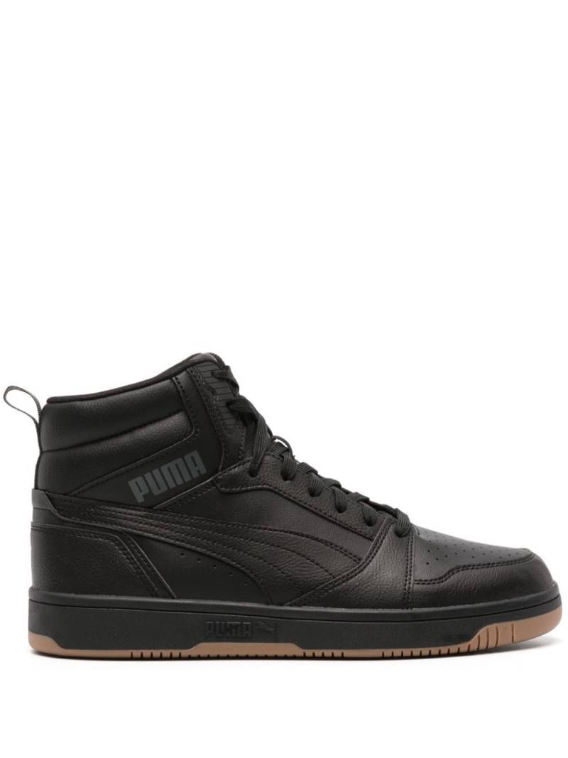 PUMA Rebound V6 faux-leather sneakers - Black von PUMA