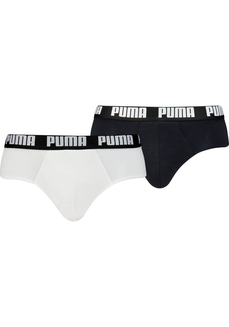 PUMA Slip »MEN EVERYDAY BRIEFS 2P«, (2er Pack), mit bequemen Baumwollstretchstoff von PUMA