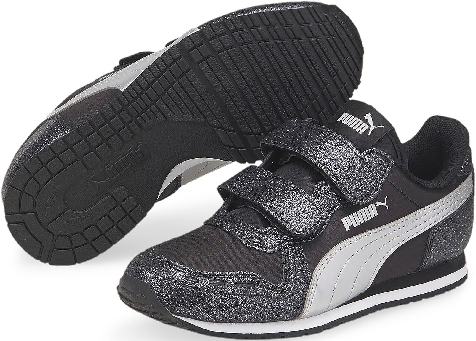 PUMA Sneaker »CABANA RACER GLITZ V PS«, mit Klettverschluss von PUMA