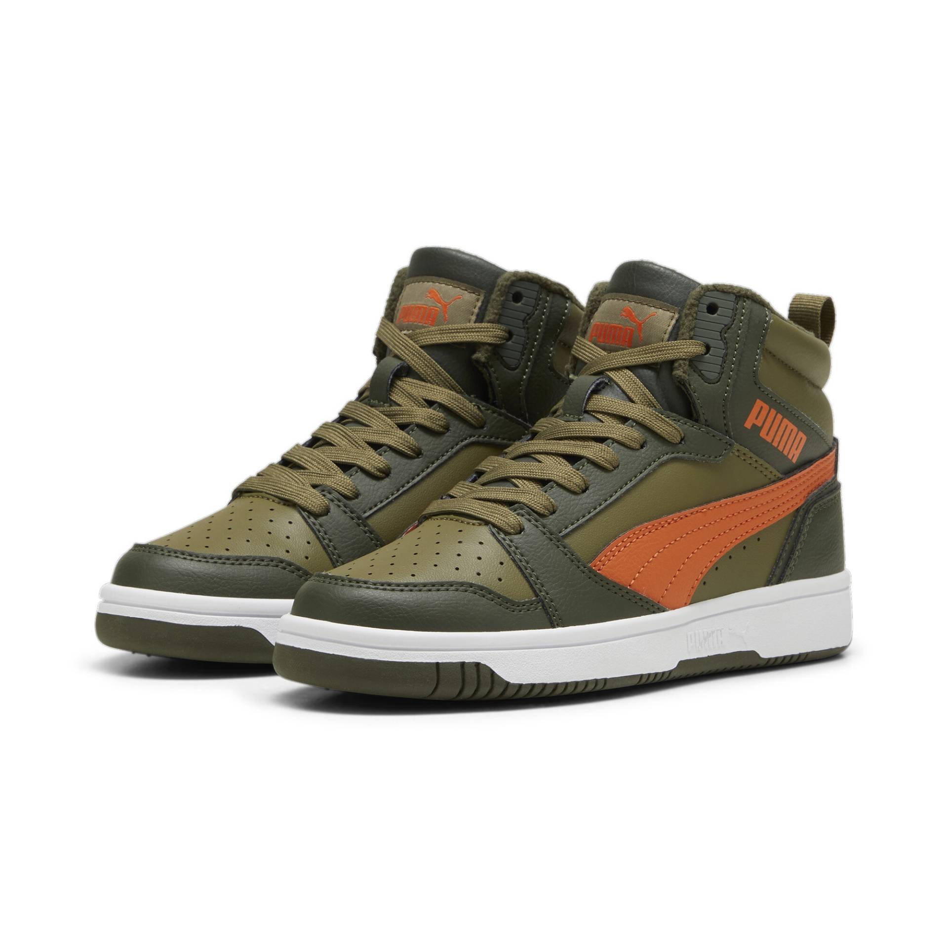 PUMA Sneaker »REBOUND V6 MID WTR JR«, gefüttert von PUMA