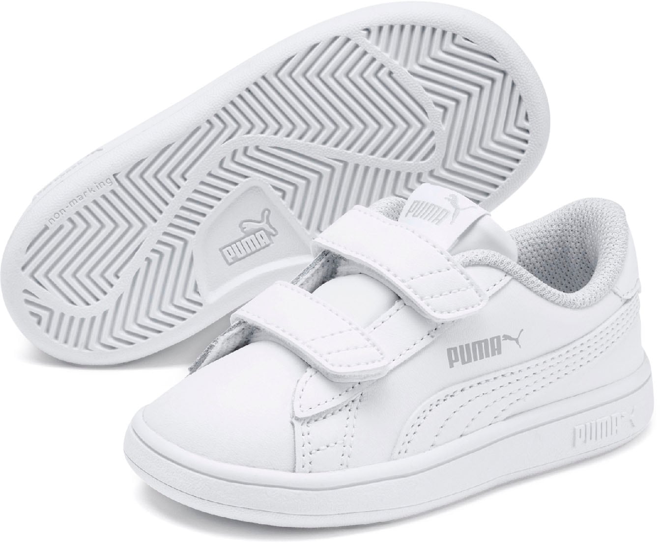 PUMA Sneaker »SMASH V2 L V INF«, für Kinder mit Klettverschluss von PUMA