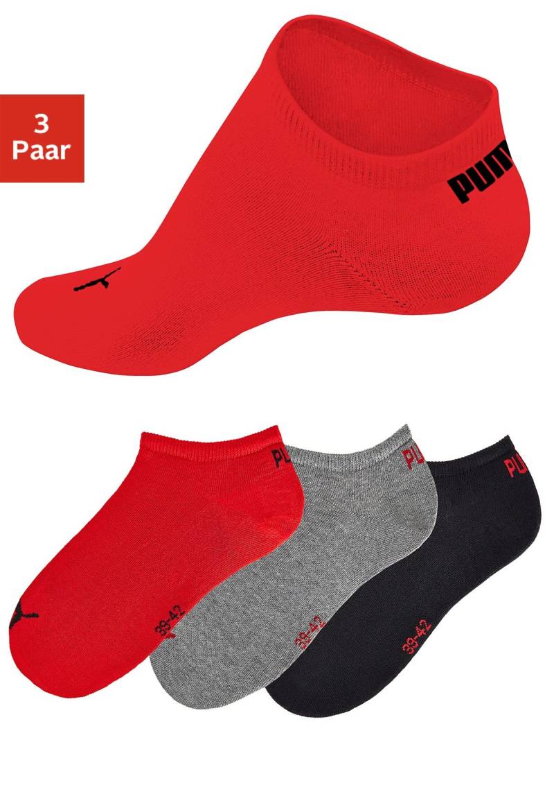 PUMA Sneakersocken, (3 Paar), mit eingestricktem Markenlogo von PUMA