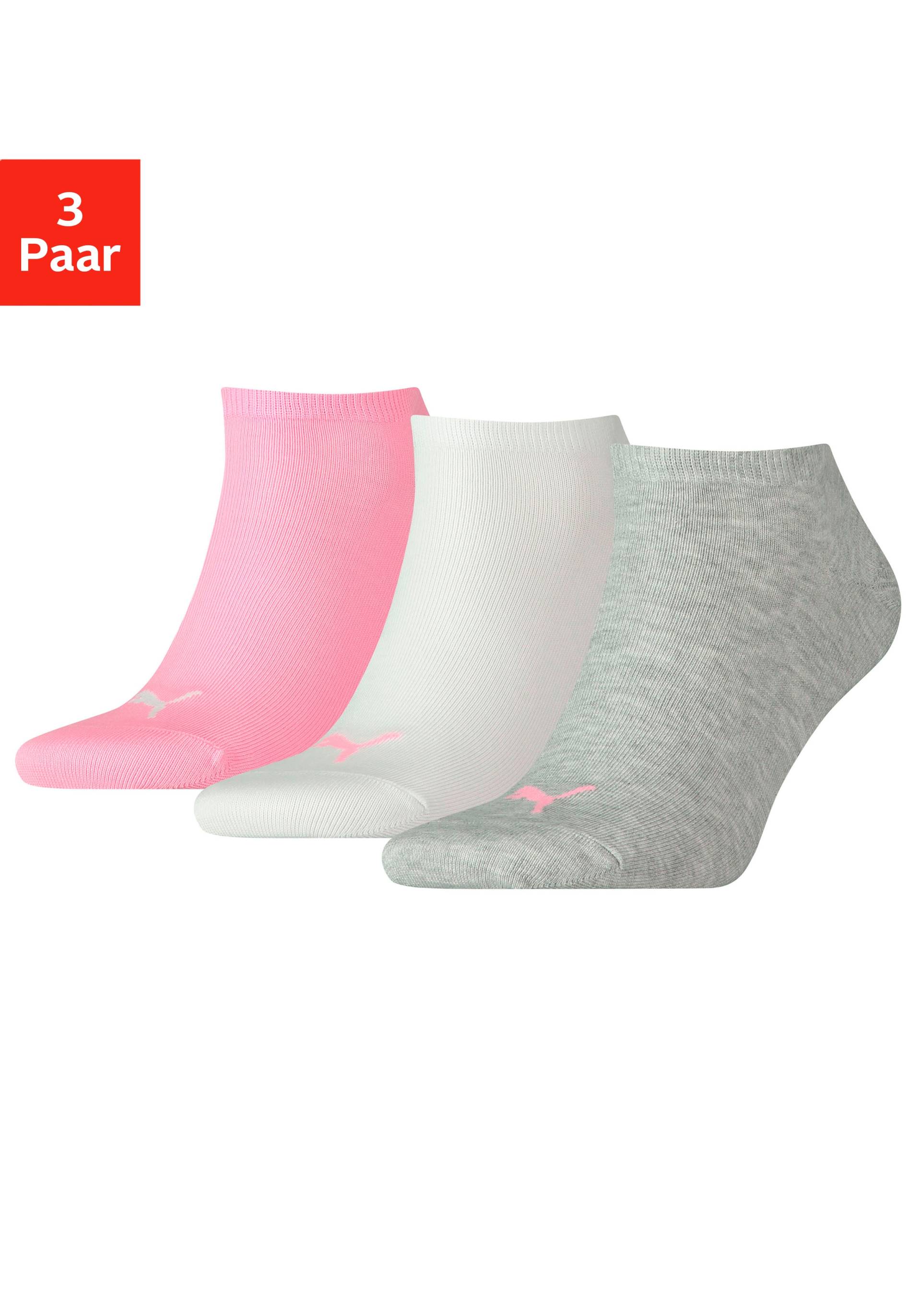 PUMA Sneakersocken, (3 Paar), mit eingestricktem Markenlogo von PUMA