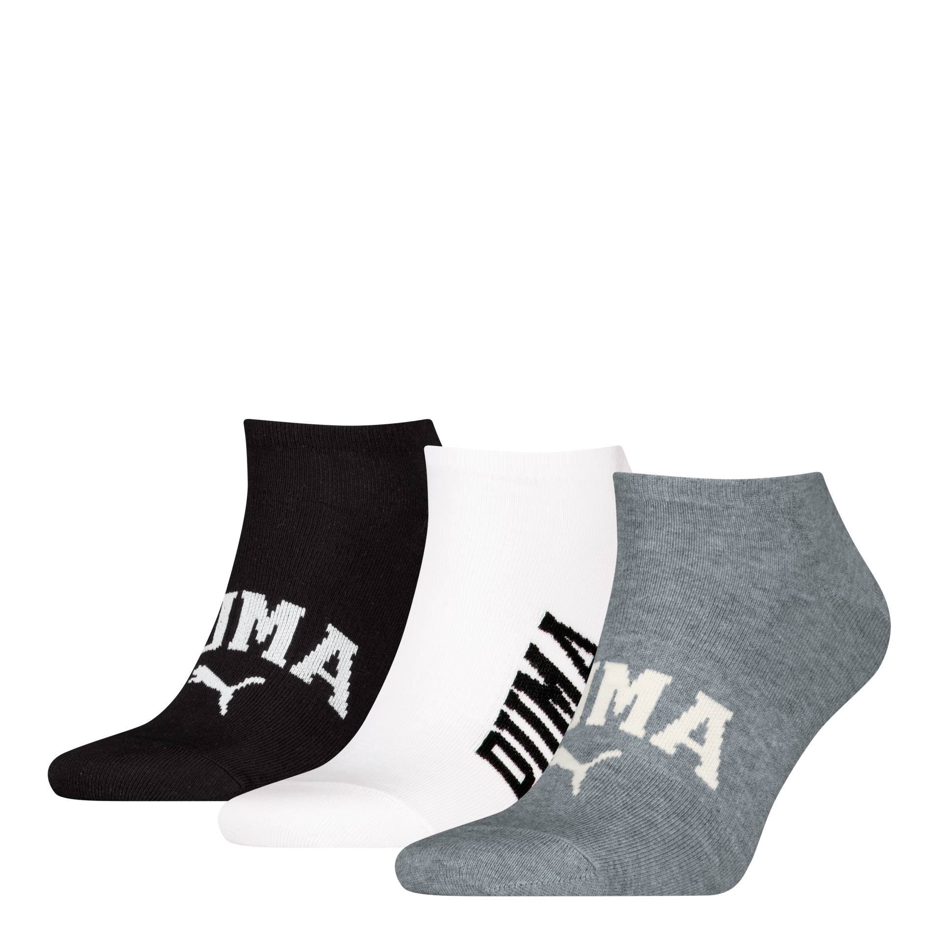 PUMA Sneakersocken, (3 Paar, 3er Pack), mit verstärkter Ferse und Zehenbereich von PUMA