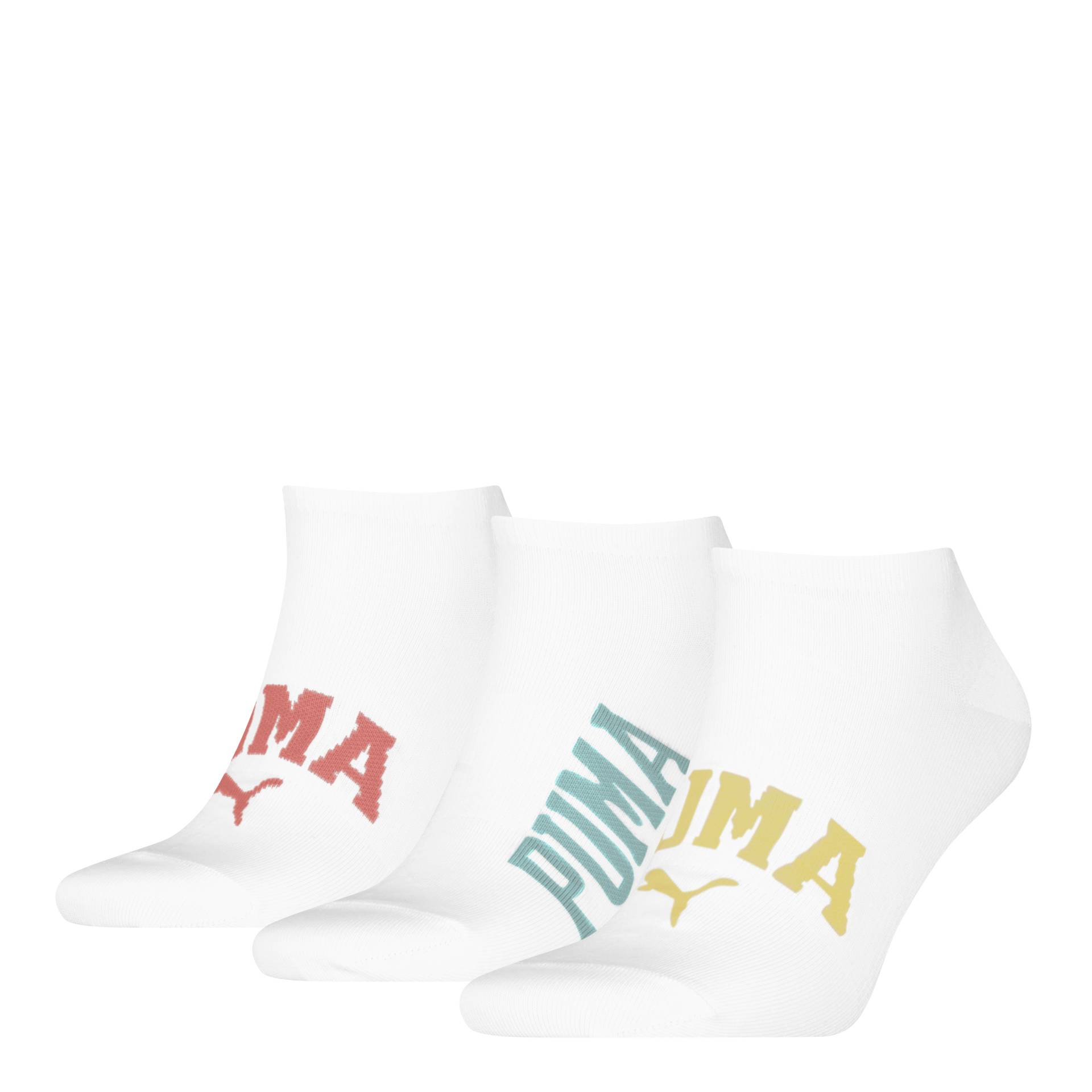 PUMA Sneakersocken, (3 Paar, 3er Pack), mit verstärkter Ferse und Zehenbereich von PUMA