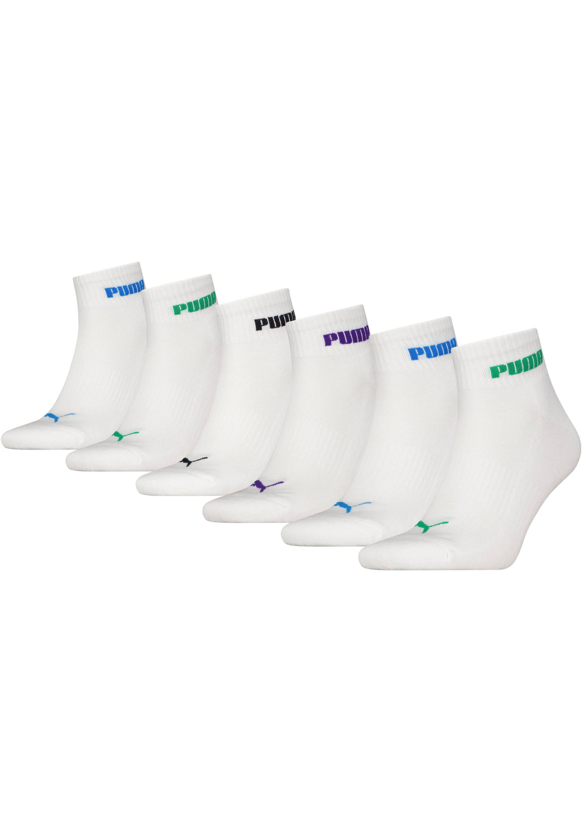 PUMA Sneakersocken, (6er-Pack), mit Logostickerei von PUMA