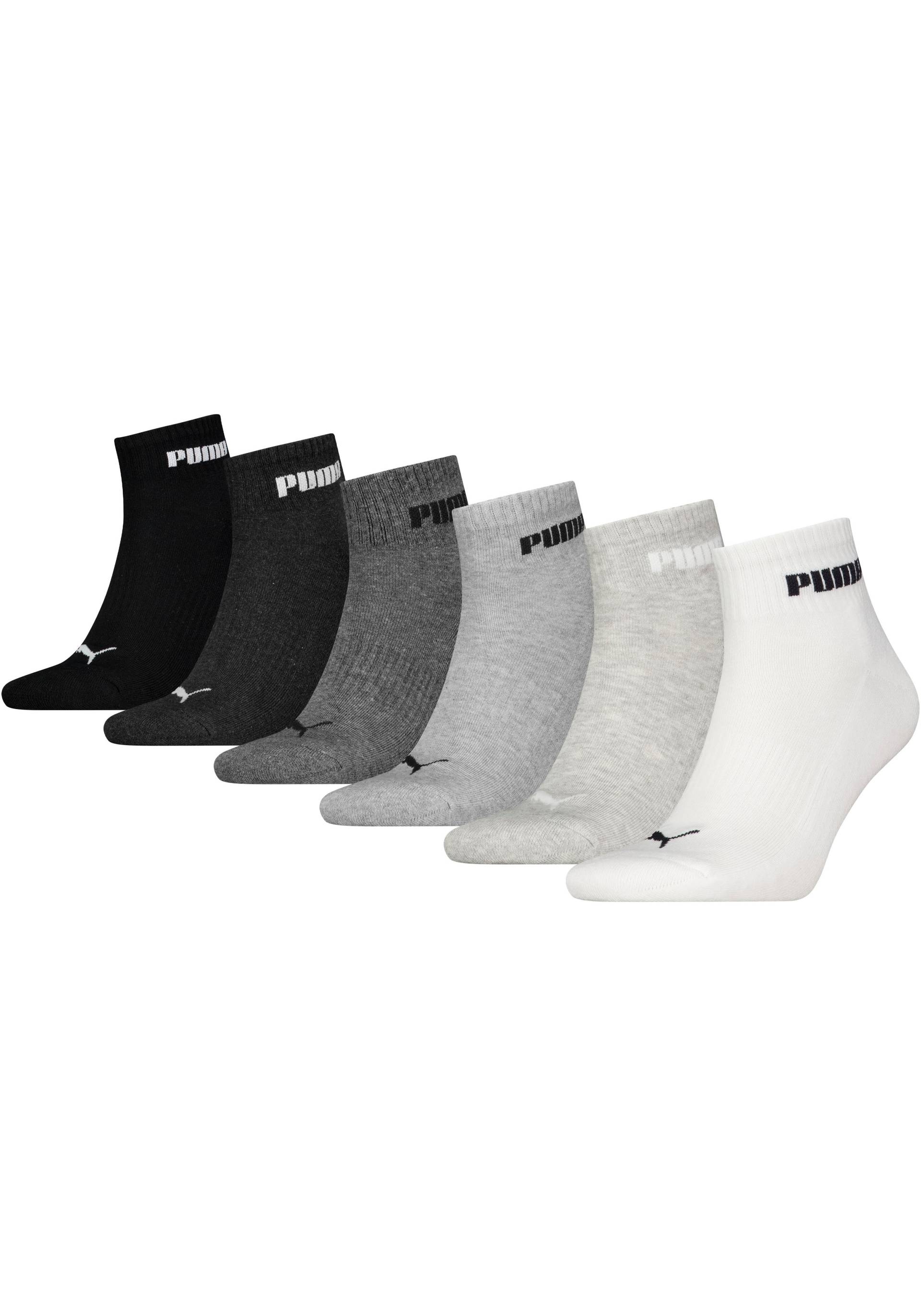 PUMA Sneakersocken, (6er-Pack), mit Logostickerei von PUMA