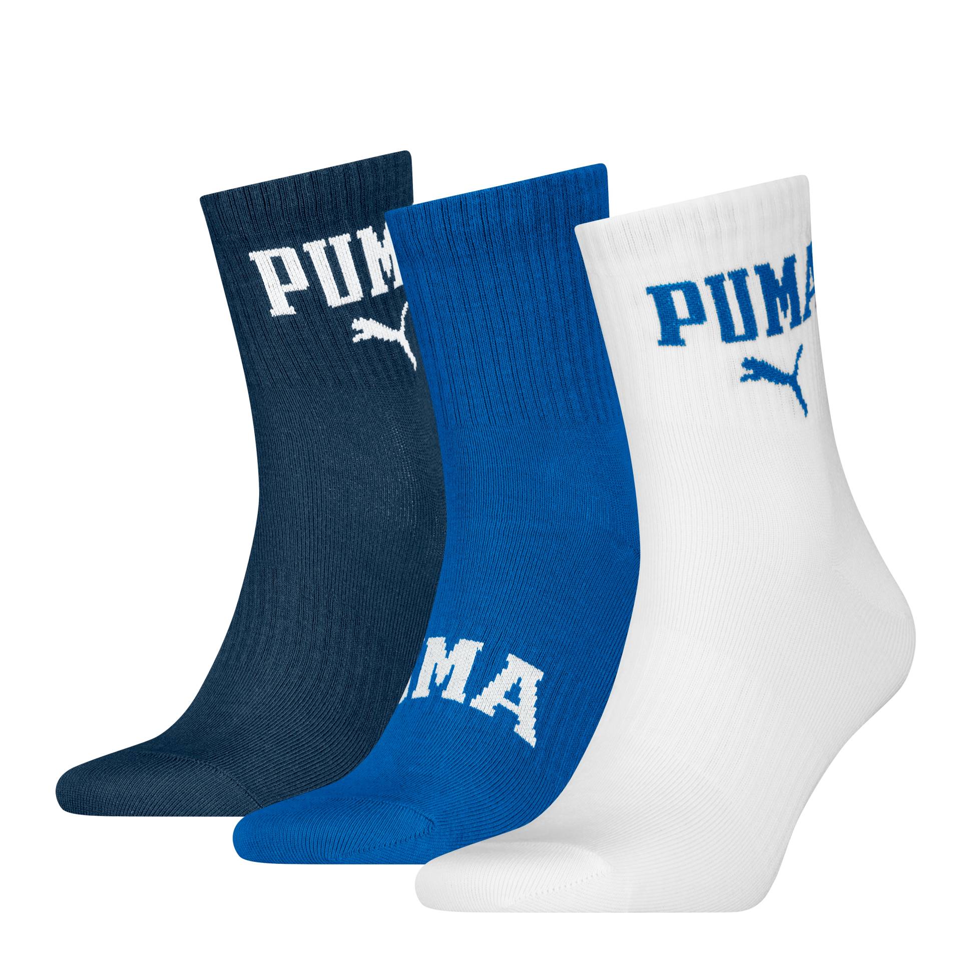 PUMA Socken, (3 Paar, 3er Pack), mit mehreren Logos von PUMA