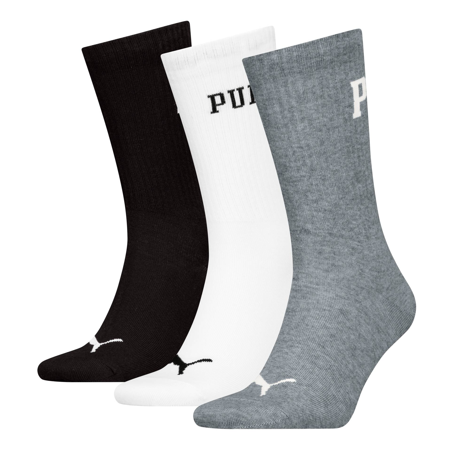 PUMA Socken, (3 Paar, 3er Pack), mit verstärkten Zehen und Fersen von PUMA