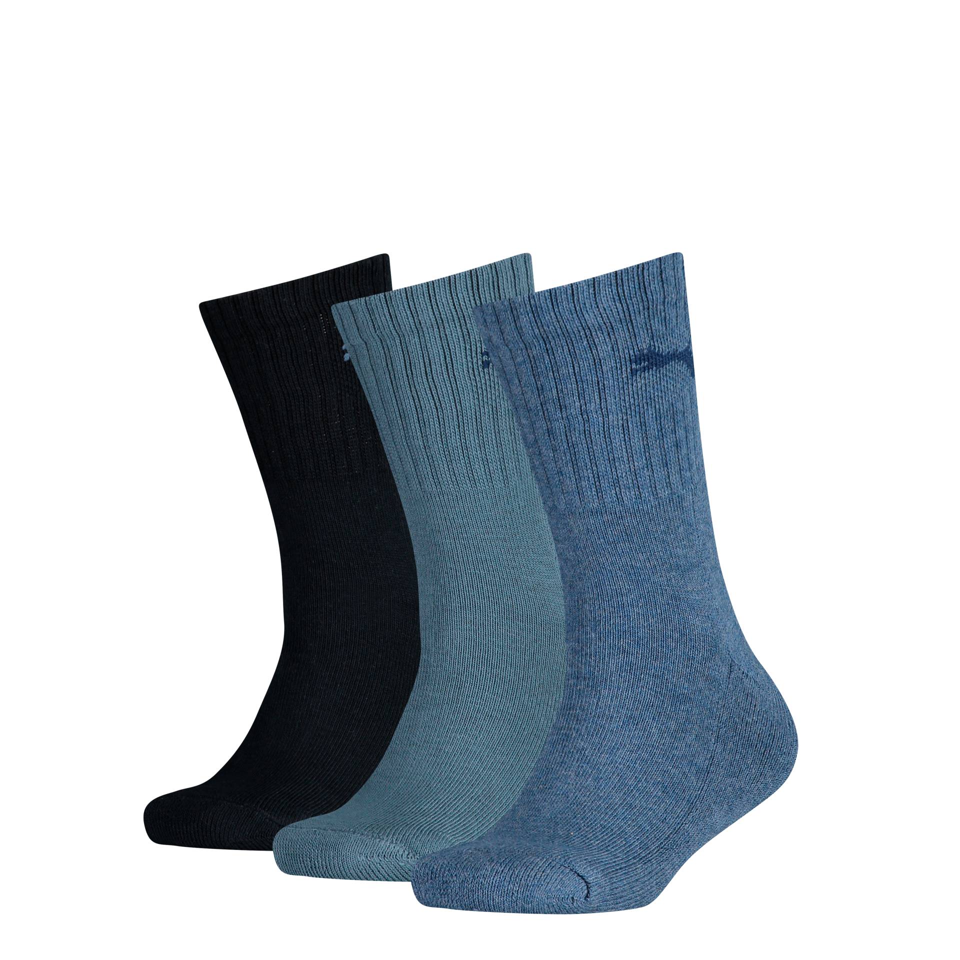 PUMA Socken »PUMA KIDS CREW SOCK 3P«, (3 Paar, 3 Paar), Junior mit klassischer Rippe von PUMA
