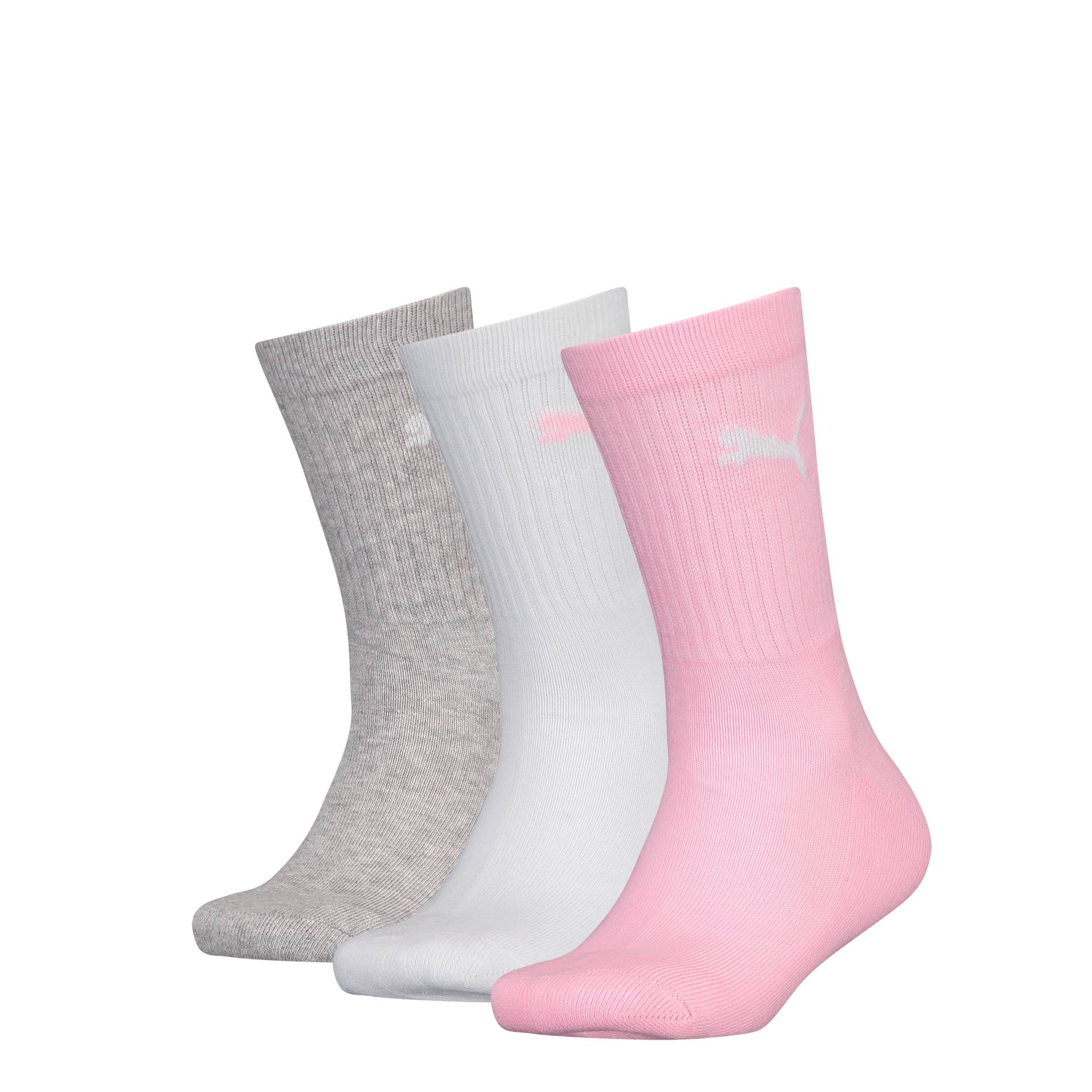 PUMA Socken »PUMA KIDS CREW SOCK 3P«, (3 Paar, 3 Paar), Junior mit klassischer Rippe von PUMA