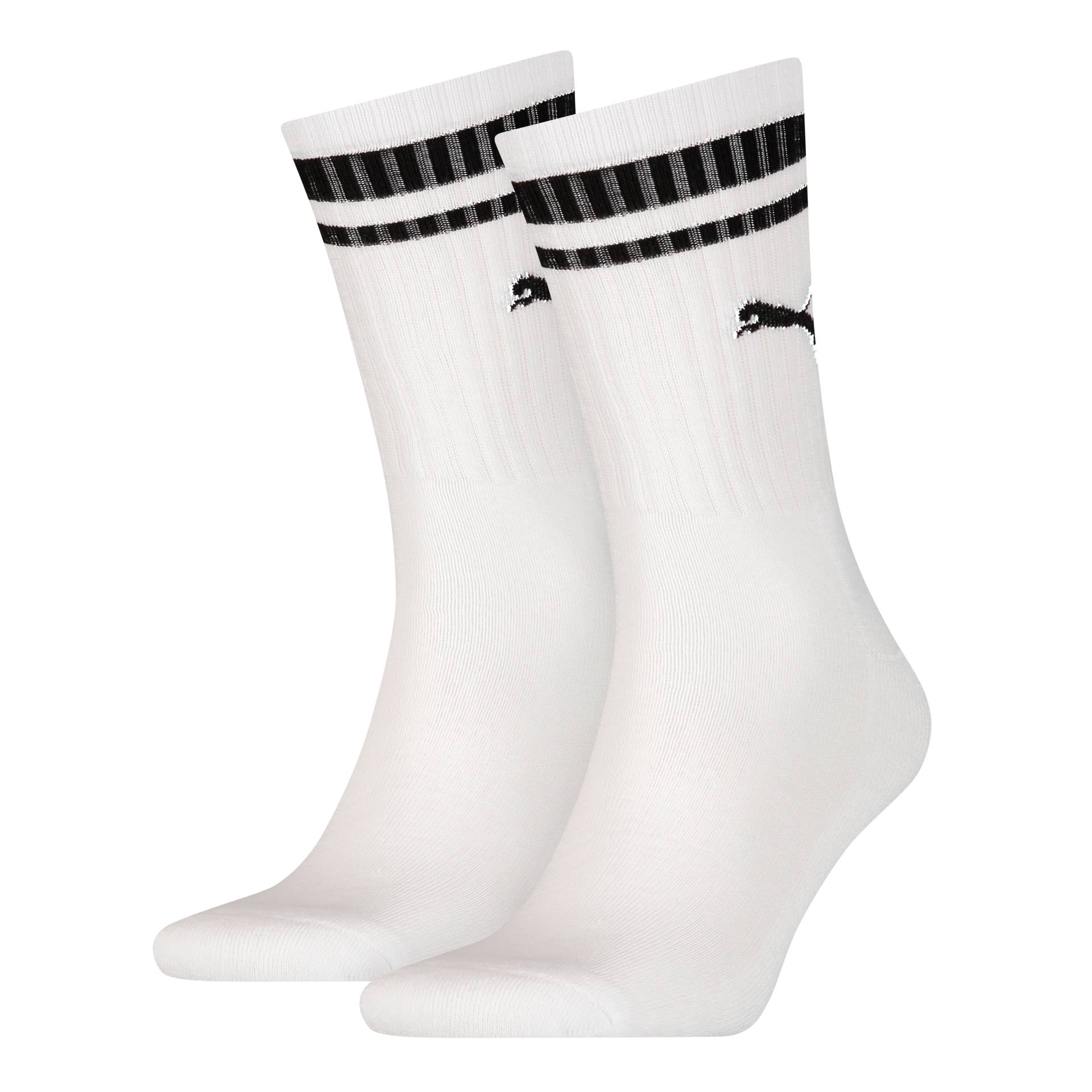 PUMA Socken »PUMA UNISEX HERITAGE CREW SOCK 2P«, (2 Paar), mit nahtloser Verarbeitung von PUMA