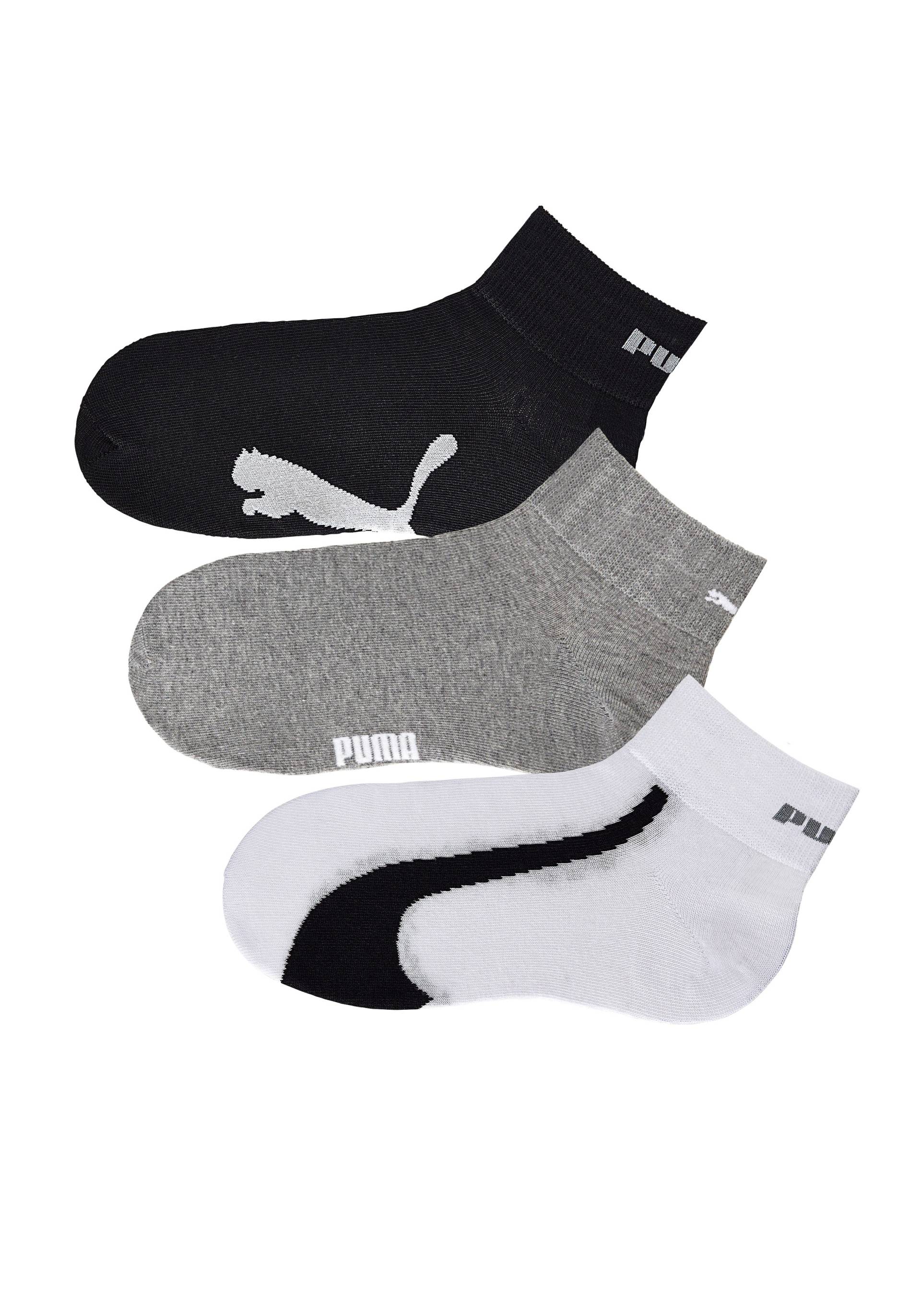 PUMA Sportsocken, (3 Paar), mit kurzem geripptem Schaft von PUMA