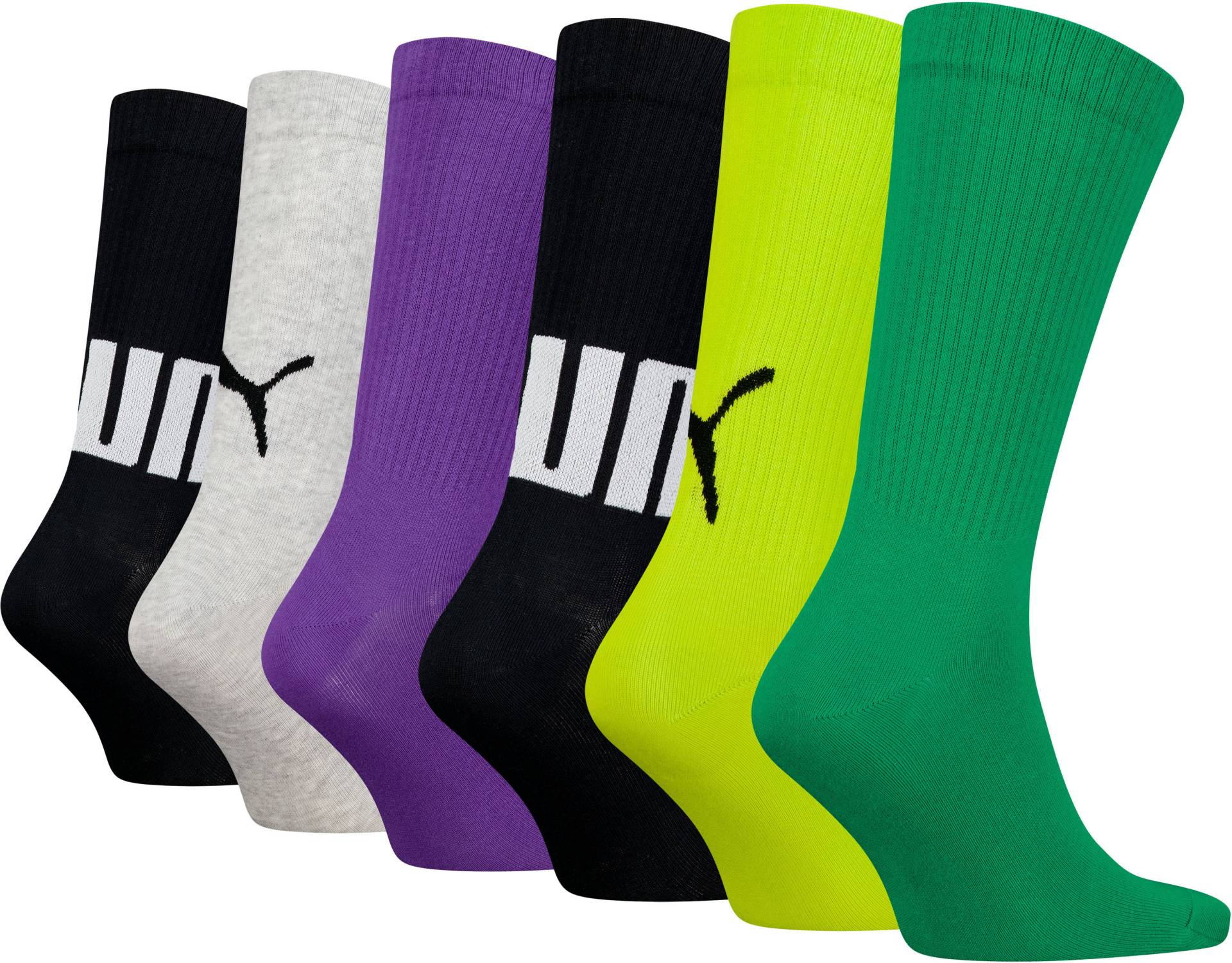 PUMA Sportsocken, (6er-Pack), mit Logostickerei von PUMA